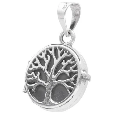 pakilia Silber Lebensbaum-Kette Baum des Lebens Fair-Trade und handmade