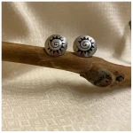 pakilia Silber Ohrringe Azteken Sonne Fair-Trade und handmade