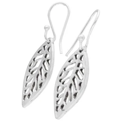 pakilia Silber Ohrringe Blätter fair-trade und handmade