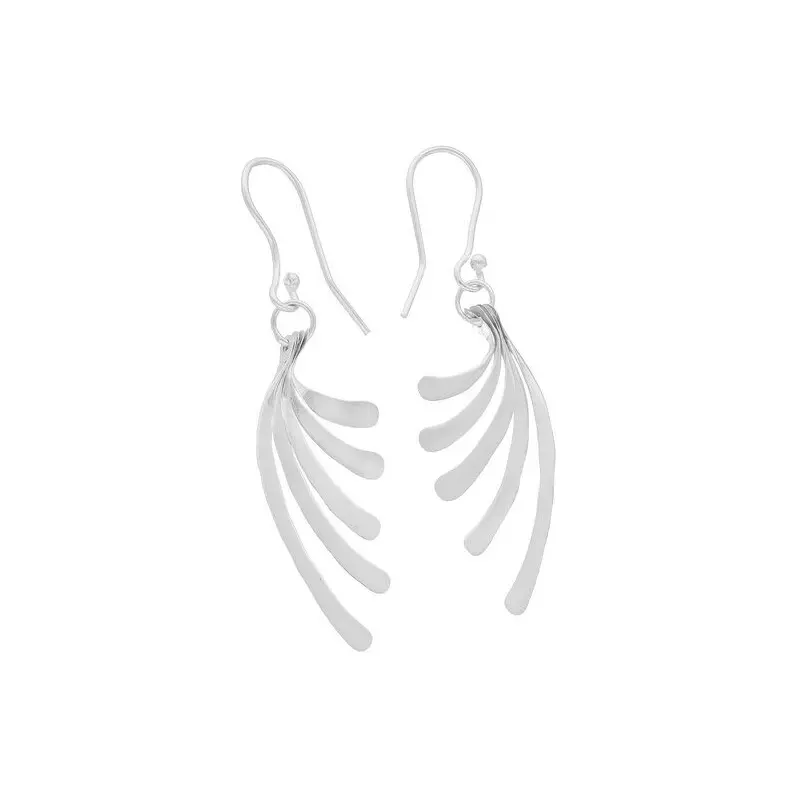 pakilia Silber Ohrringe Flügel Fair-Trade und handmade