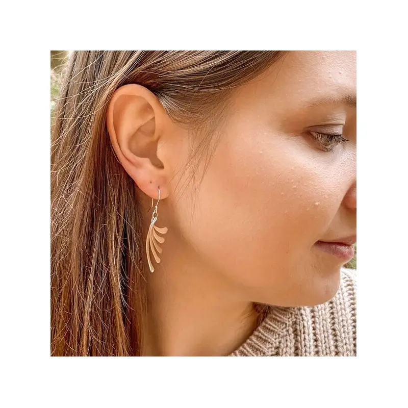 pakilia Silber Ohrringe Flügel Fair-Trade und handmade