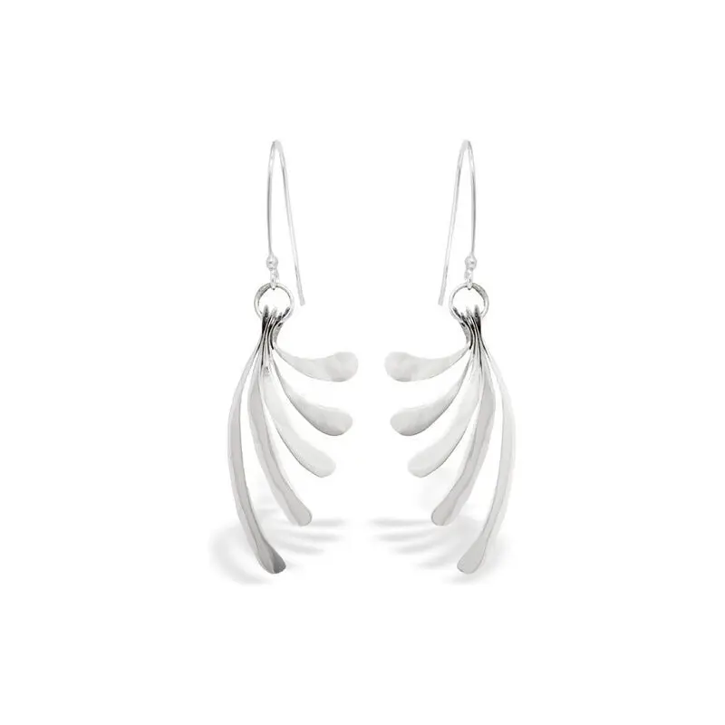 pakilia Silber Ohrringe Flügel Fair-Trade und handmade