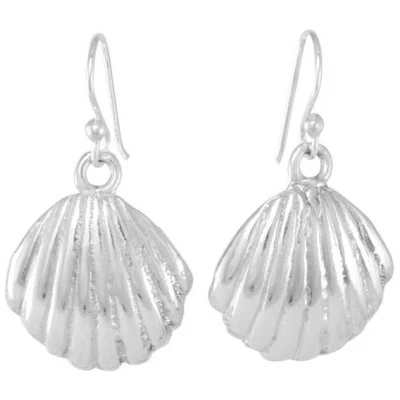 pakilia Silber Ohrringe Muschel Fair-Trade und handmade