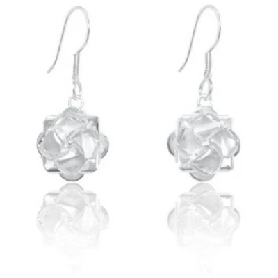 pakilia Silber Ohrringe Rose Fair-Trade und handmade