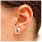 pakilia Silber Ohrringe Sonne Fair-Trade und handmade