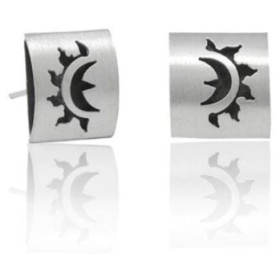 pakilia Silber Ohrringe Sonne Fair-Trade und handmade