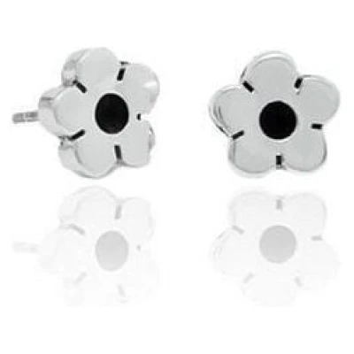 pakilia Silber Ohrstecker Blume Fair-Trade und handmade