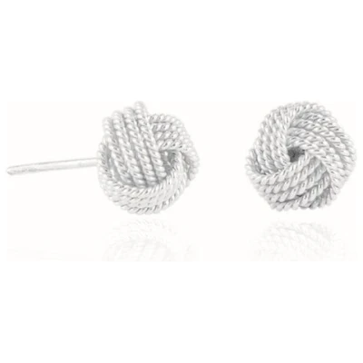 pakilia Silber Ohrstecker Knoten verschlungen Fair-Trade und handmade