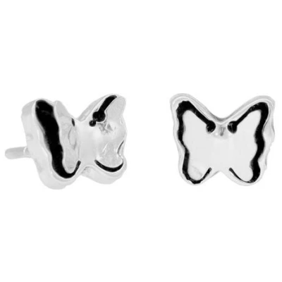 pakilia Silber Ohrstecker Schmetterling Fair-Trade und handmade