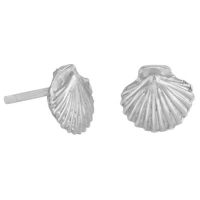 pakilia Silber Ohrstecker kleine Muschel Fair-Trade und handmade