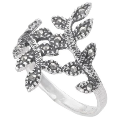 pakilia Silber Ring Blätterranke Fair-Trade und handmade #8
