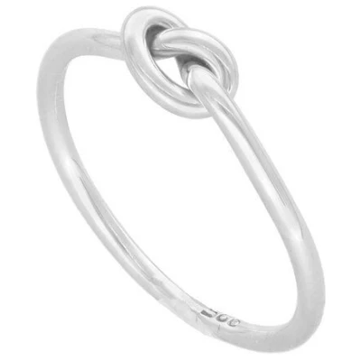 pakilia Silber Ring Brezel Fair-Trade und handmade