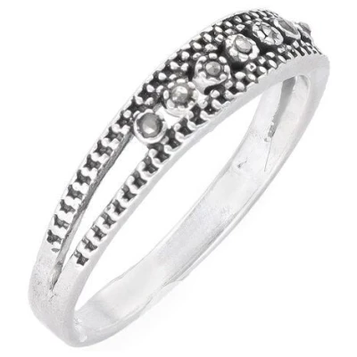 pakilia Silber Ring Diadem Fair-Trade und handmade