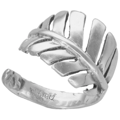 pakilia Silber Ring Farn Fair-Trade und handmade