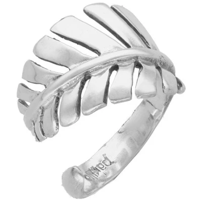 pakilia Silber Ring Farn Fair-Trade und handmade