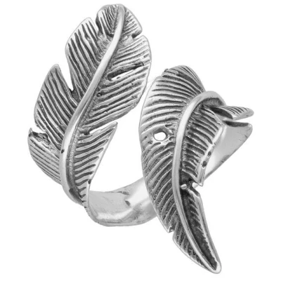 pakilia Silber Ring Feder Fair-Trade und handmade