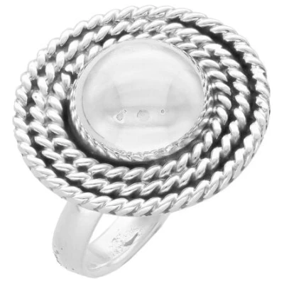 pakilia Silber Ring Kugel Fair-Trade und handmade