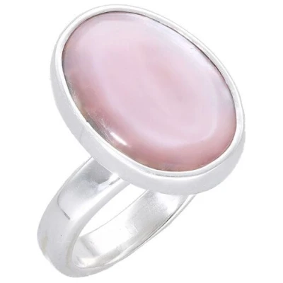 pakilia Silber Ring Perlmutt Fair-Trade und handmade