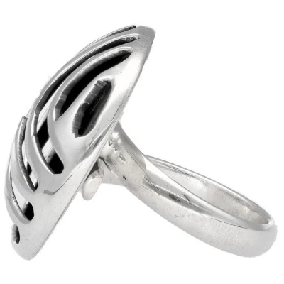 pakilia Silber Ring Streifen Fair-Trade und handmade