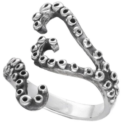 pakilia Silber Ring Tentakel Fair-Trade und handmade