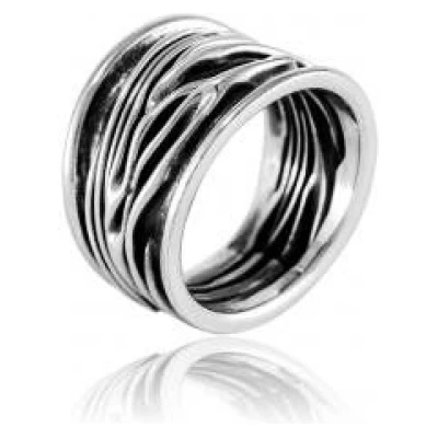 pakilia Silber Ring Wellen Fair-Trade und handmade