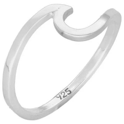 pakilia Silber Ring wellig Fair-Trade und handmade