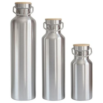 pandoo Wiederverwendbare Edelstahl Trinkflasche | mit oder ohne Isolierung