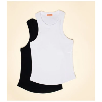 popeia Tank Top Set aus festem Bio-Baumwoll Stoff (gerippt)