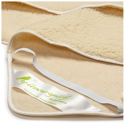 purnatour Matratzenauflage / Wollunterlage aus Schurwolle - bio organic -