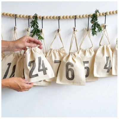 renna deluxe Adventskalender aus Bio-Baumwolle
