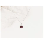 renna deluxe Geburtsstein Kette Silber