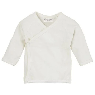 sense-organics Baby Langarmshirt VICTORIA aus Bio-Baumwolle weiß