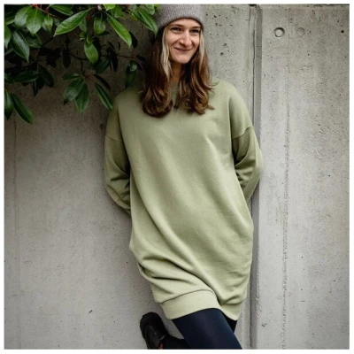 simply love it. Long Sweatshirt RIKE aus reiner Bio-Baumwolle
