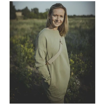 simply love it. Long Sweatshirt RIKE aus reiner Bio-Baumwolle