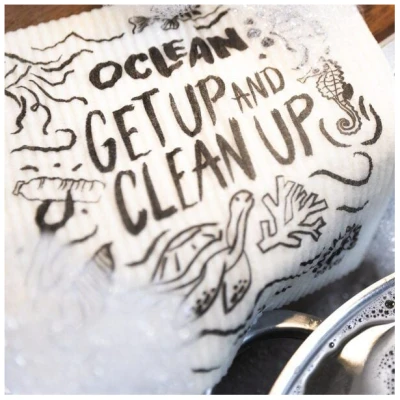 social product ÖKO-SCHWAMMTUCH x OCLEAN