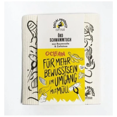 social product ÖKO-SCHWAMMTUCH x OCLEAN