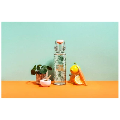 soulbottles soulbottle 0,6l · Trinkflasche aus Glas · "one home"