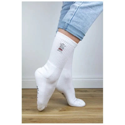 sticknic Socken mit Lama Motiv gestickt - Minimalistische Stickerei - Tennissocken - Kuschelsocken - Geschenk