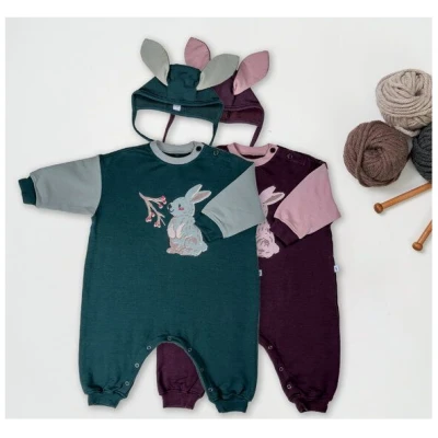 tetoi-vienna TENCEL Babyoverall "Alpenflausch Hase" kuscheliger Strampler
