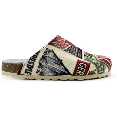 thies 1856 Damen vegan Clog Eco World Travel Grau