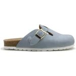 thies 1856 Damen vegan Clogs Eco Bio Himmelblau
