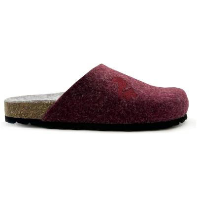 thies 1856 Damen vegan Clogs Recycled Pet Bio Vino Rot
