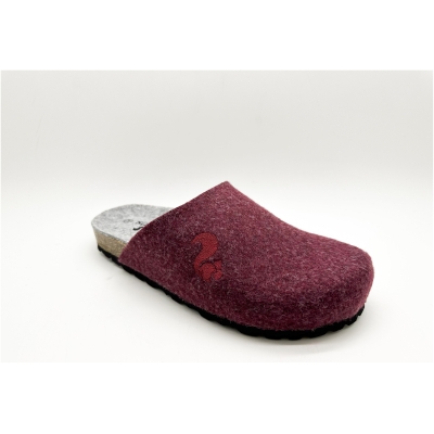 thies 1856 Damen vegan Clogs Recycled Pet Bio Vino Rot