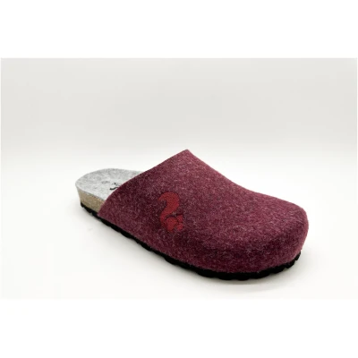 thies 1856 Damen vegan Clogs Recycled Pet Bio Vino Rot