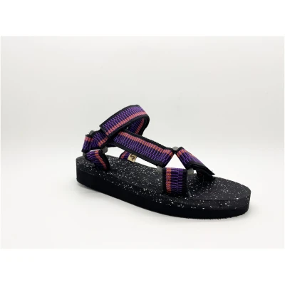 thies 1856 Damen vegan Eco Trek Sandale Vegan Rosa