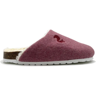 thies 1856 Damen vegan Gefütterte Loafer Dunkelrot