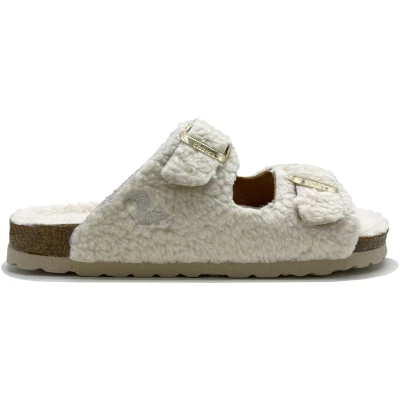 thies 1856 Damen vegan Sandale Eco Teddy Off White
