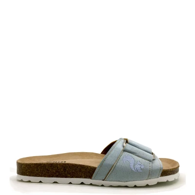 thies 1856 Damen vegan Sandalen Eco Bio Hug Himmelblau