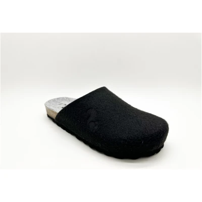 thies 1856 Herren vegan Clog Recycled Pet Bio Schwarz