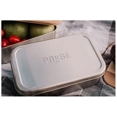 tindobo Edelstahl Lunchbox "Pause", rostfrei